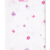 Floral Butterfly Print 100% Cotton Muslin Square By Olly & Belle Muslin Olly & Belle 