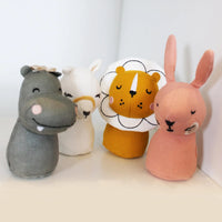 Grey Hippo Rattle By Picca Loulou Rattle Picca Loulou 