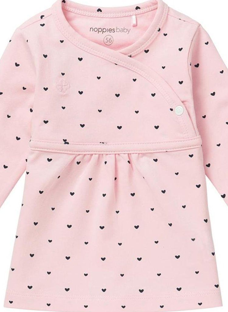 Pink Heart Wrapover Dress - Dress - Noppies