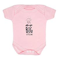 "Dream Big Little One" Bodysuit - Pink Bodysuit / Vest Little Mouse Baby Clothing & Gifts 