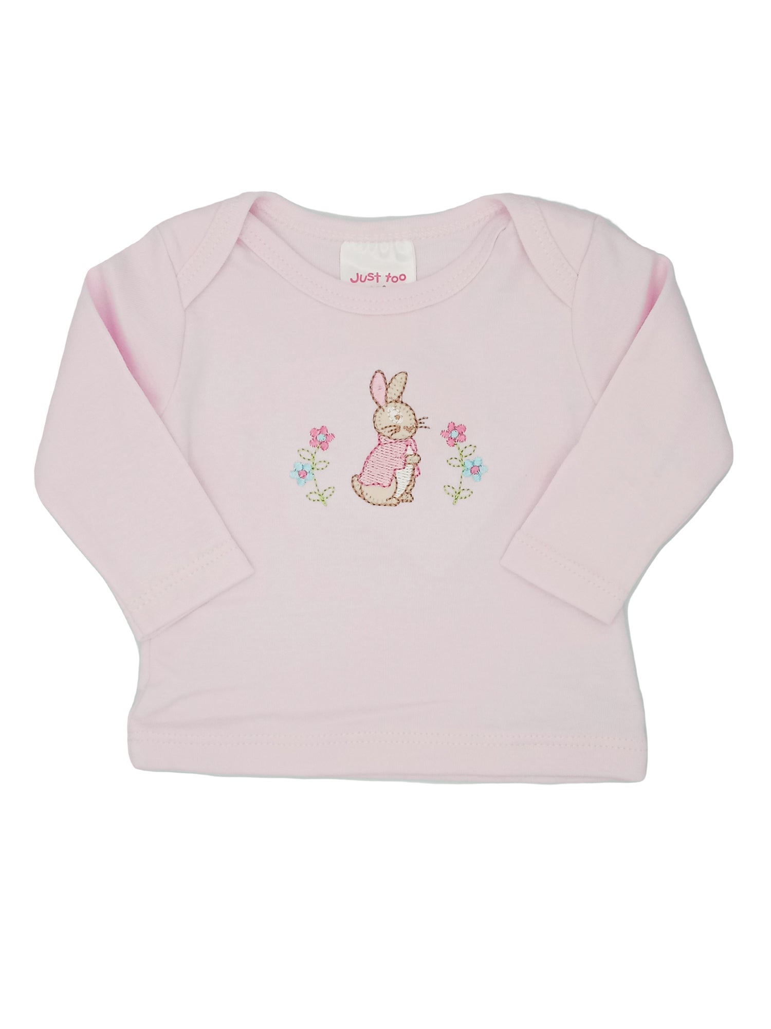 Rabbit 3 Piece Gift Set - Pink : Dungarees, Top and Hat - Set - Just too Cute