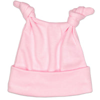 Pink Double Knotted Premature Baby Hat Hat Little Mouse Baby Clothing & Gifts 
