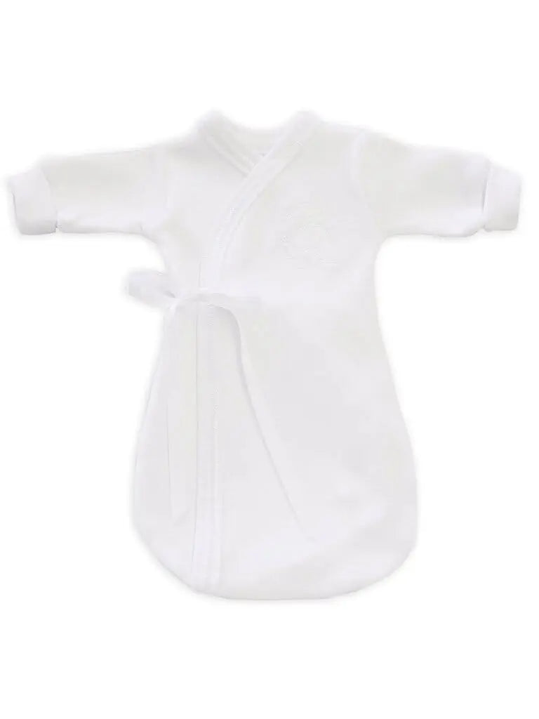 Baby Funeral Gown, White Bereavement gown Itty Bitty Baby Clothing 