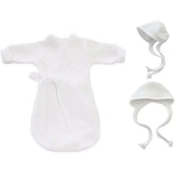 Baby Funeral Gown, White Bereavement gown Itty Bitty Baby Clothing 