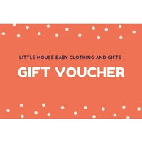 Printed & Posted Gift Voucher (£10-£100) Voucher Little Mouse Baby Clothing & Gifts 