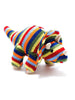 Crochet Triceratops Rattle, Stripy - Rattle - Best Years