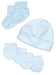 Premature Baby Hat, Socks and Mitts Set - Blue (3-5lb) Hat, Mitts & Booties Set Little Mouse Baby Clothing & Gifts 