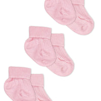 Tiny Baby Socks, Pink, 3 Pack Socks Little Mouse Baby Clothing & Gifts 