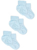 3 Pack - Blue Premature Baby Socks - Socks - Little Mouse Baby Clothing & Gifts