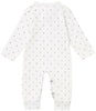 Sleepsuit - White With Star Print (5 Sizes) - Sleepsuit / Babygrow - Noppies