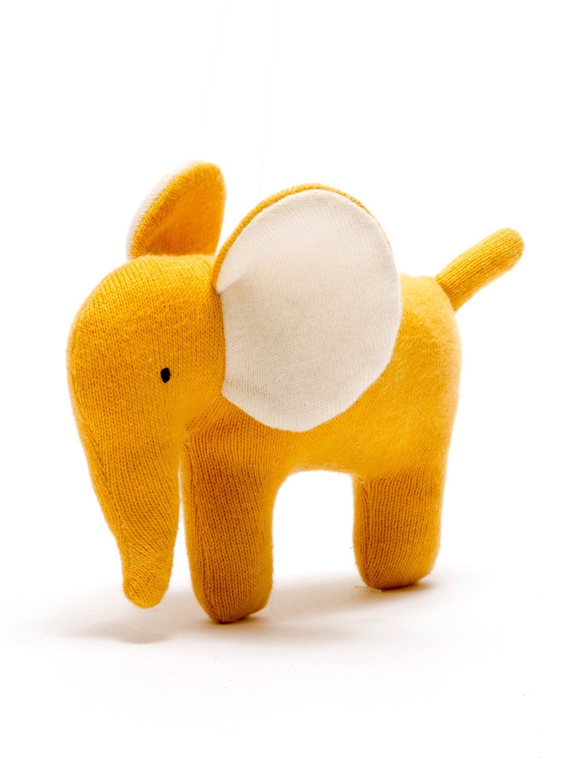 Organic Cotton Mustard Elephant Toy - Toy - Best Years
