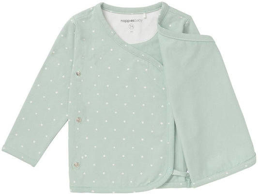 Mint With Stars Wrap-Over Top Top / T-shirt Noppies 