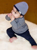Load image into Gallery viewer, Navy Stripe Hat - Reversible - Hat - Noppies