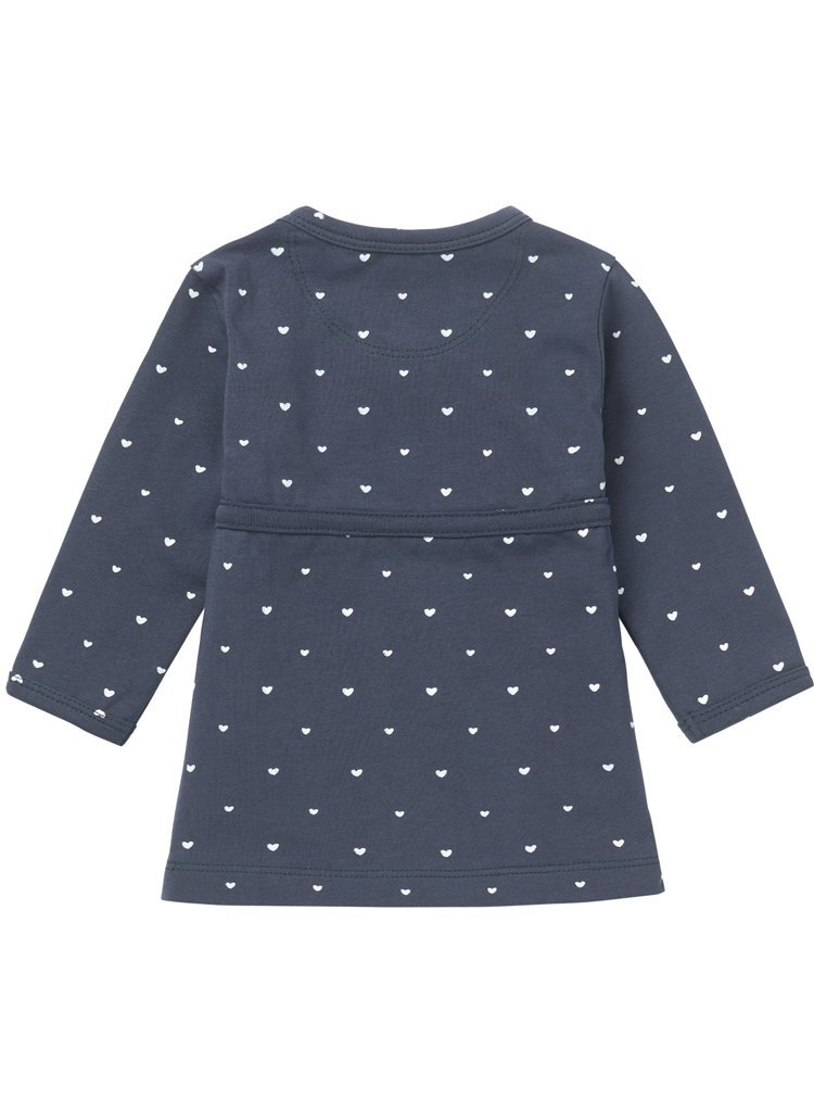 Gorgeous Navy Dress With Hearts - Dress - Noppies