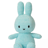 Miffy Corduroy Plush Toy - Turquoise Toy Miffy 