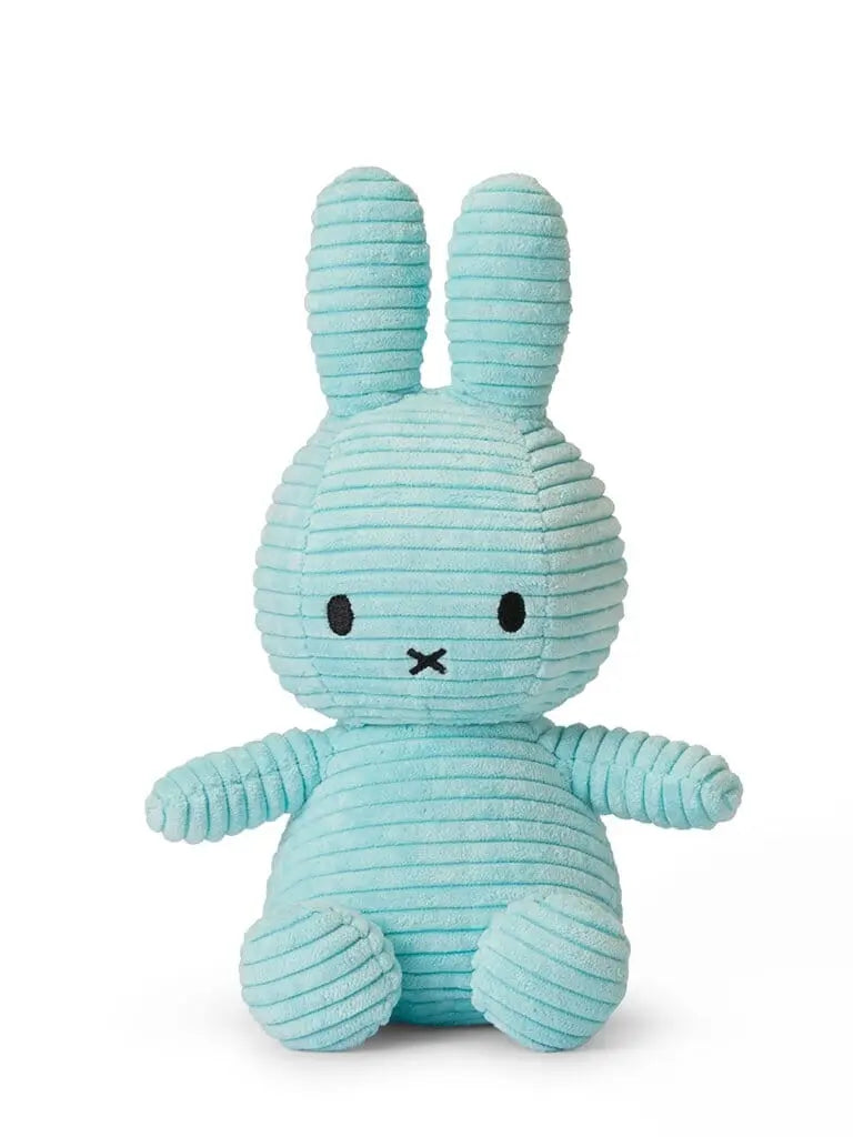 Miffy Corduroy Plush Toy - Turquoise Toy Miffy 