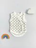 Incubator Vest, Silver Clouds, Premium 100% Organic Cotton - Incubator Vest - Tiny & Small