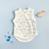 Ocean Blue Baby Gift Box - Incubator Vest, Round Hat & Blanket Gift Set Little Mouse Baby Clothing & Gifts 