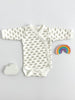 Load image into Gallery viewer, Bodysuit, Silver Clouds, Premium 100% Organic Cotton - Bodysuit / Vest - Tiny &amp; Small