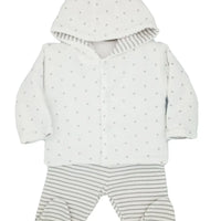 Welcome To The World 3 Piece Gift Set: Trousers, Top & Jacket Outift Just too Cute 
