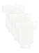 3 Pack - 100% Cotton White Short Sleeved Bodysuits Bodysuit / Vest Soft Touch 