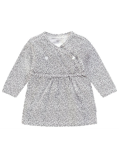 Gorgeous White Dress With Black Polkdots Dress Noppies 
