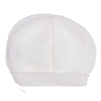 Cotton Knitted Hat - White Hat La Manufacture de Layette 
