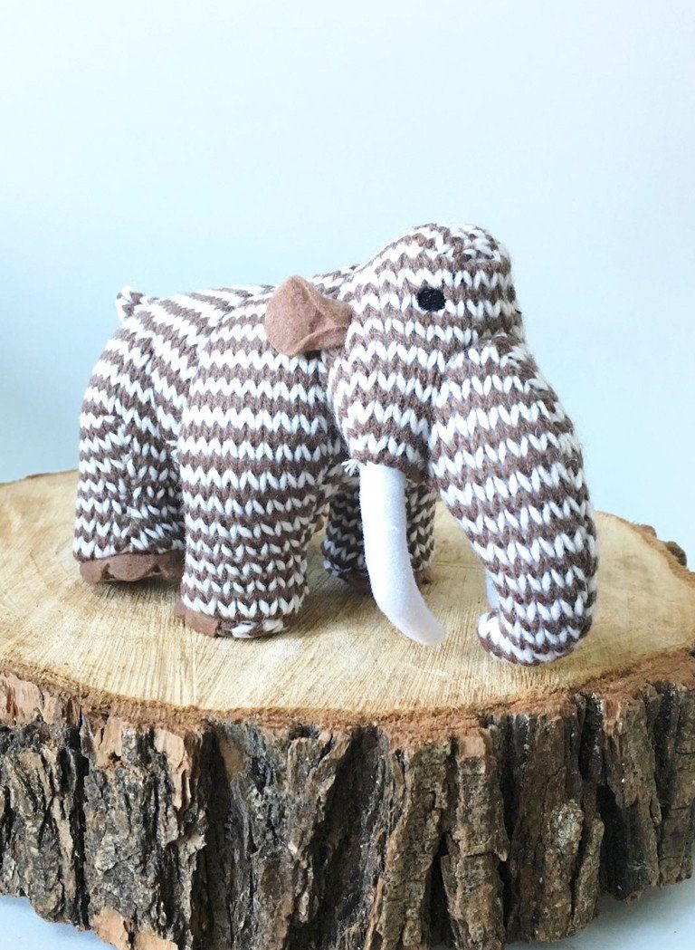 Woolly Mammoth Baby Rattle - Fairtrade and Organic - Rattle - Best Years