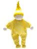 Organic Baby Comforter, Baby Buddy, Yellow & White Stripe - Comforter - Under The Nile